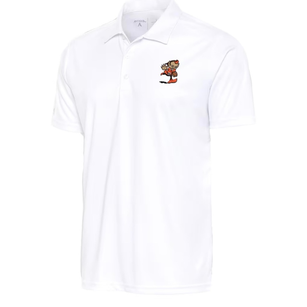 Men's Cleveland Browns Antigua White Team
Short sleeves 2XL Tribute Polo